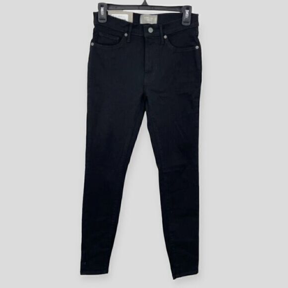 Everlane The Mid-Rise Skinny Stretch Jean Black Size 24 Regular NWT - Picture 7 of 11